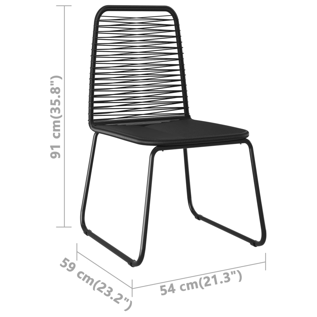 Dining Set | Black and Brown