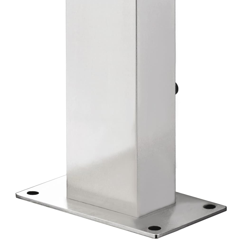 315939 vidaXL Garden Shower 220 cm Stainless Steel