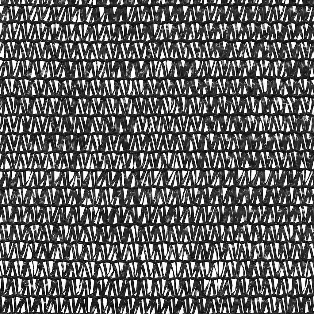 Privacy Net Black 1,2x10 m HDPE 75 g/m²