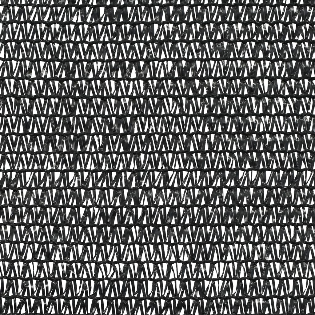 Privacy Net Black 1,8x25 m HDPE 75 g/m²