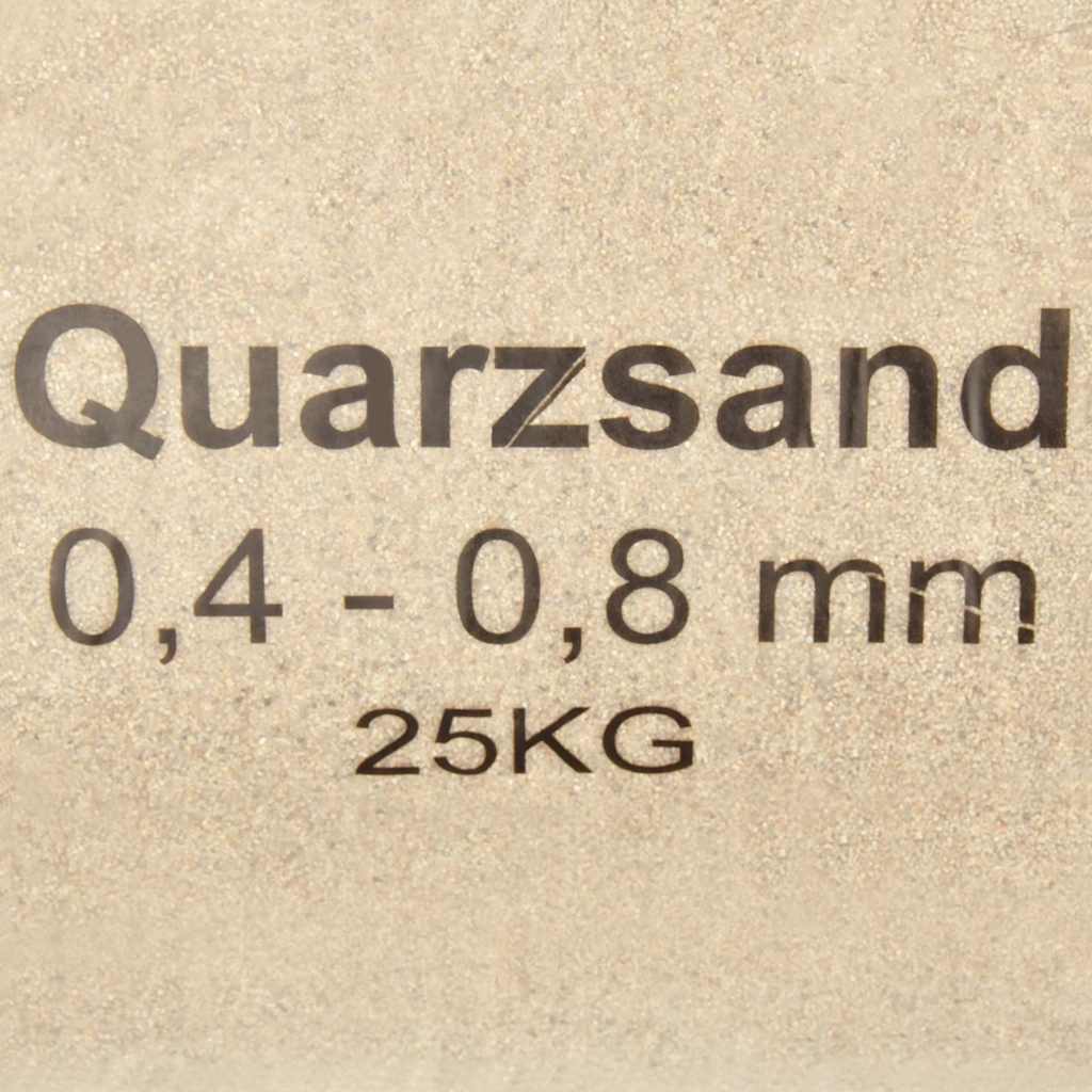 93201 vidaXL Filter Sand 25 kg 0,4-0,8 mm