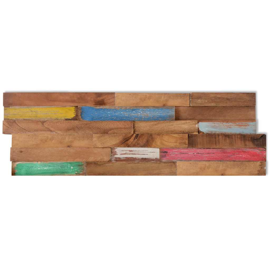 Wall Cladding Panels 10 pcs 1,03 m² Solid Teak Wood