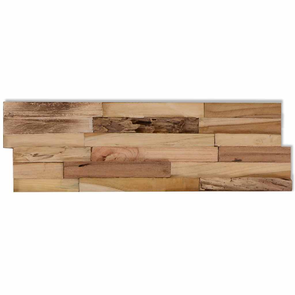 Wall Cladding Panels 10 pcs 1,03 m² Recycled Teak Wood
