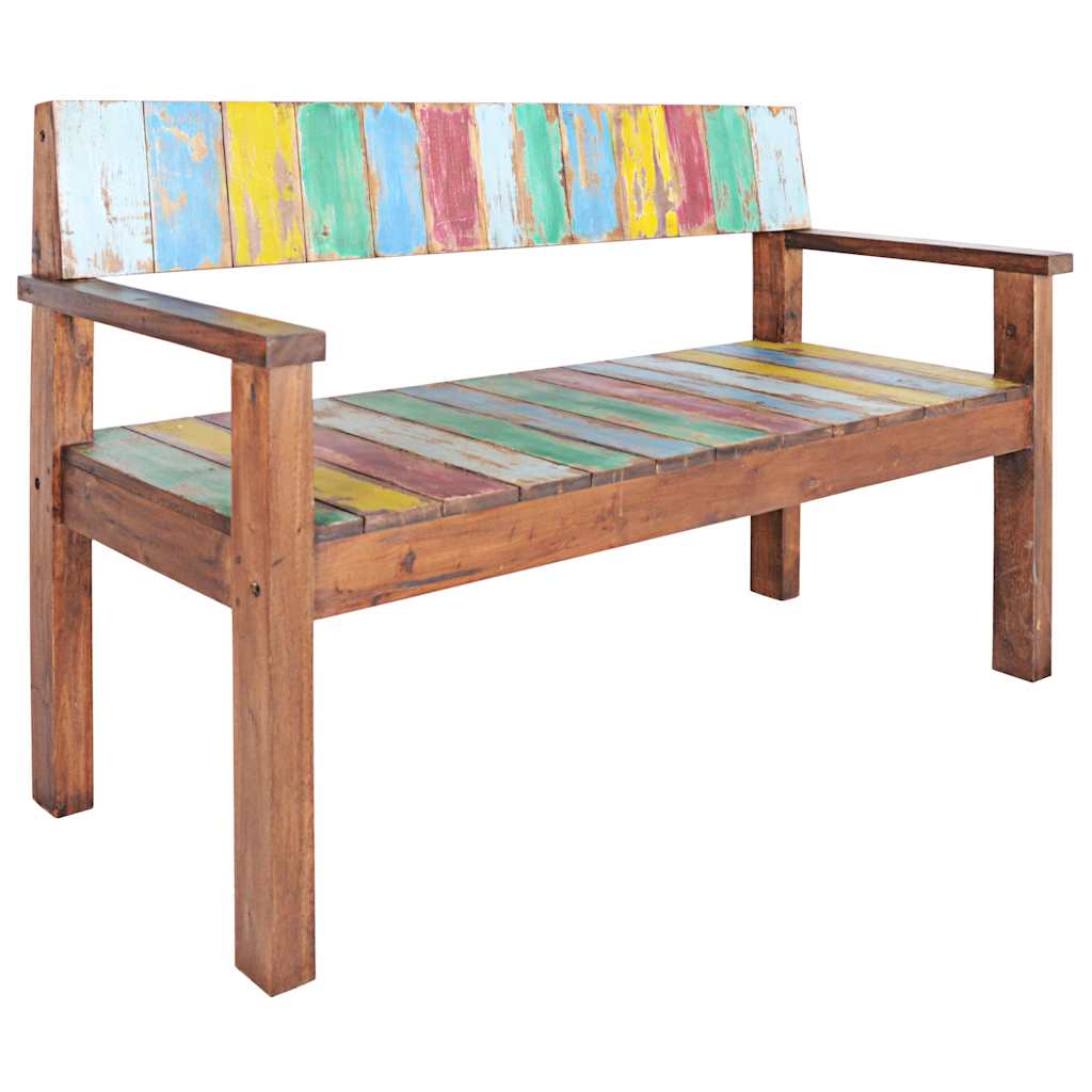 326182 vidaXL Bench 115 cm Solid Reclaimed Wood