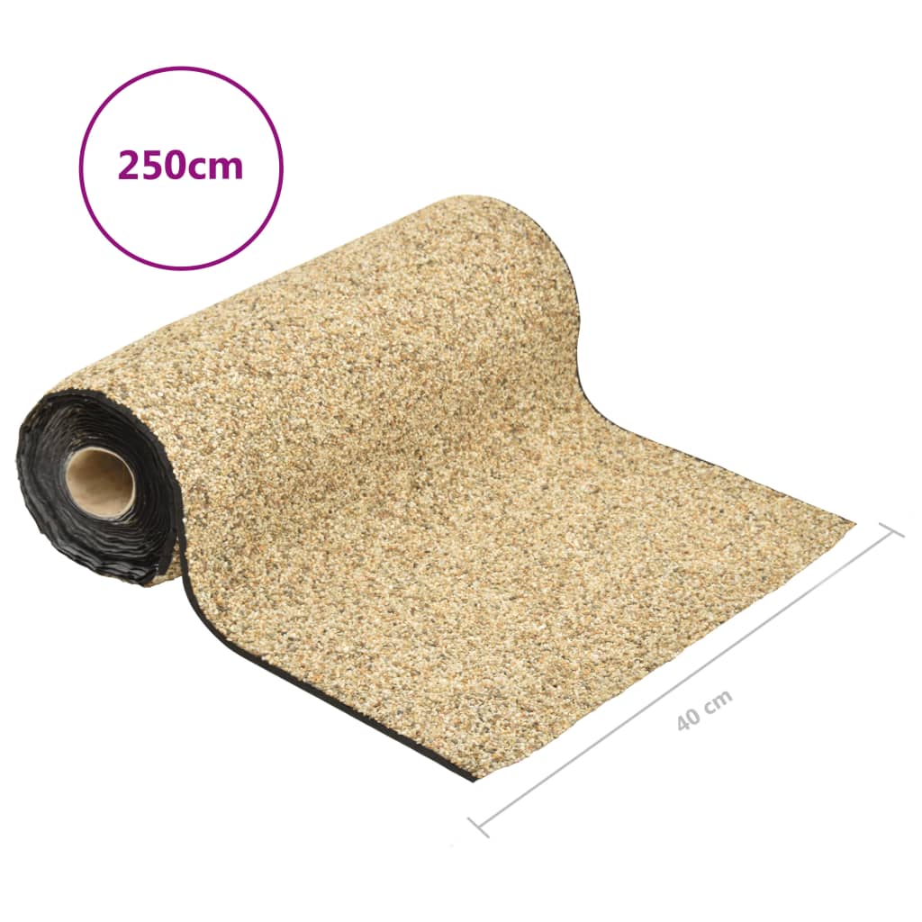 149518 vidaXL Stone Liner Natural Sand 250x40 cm