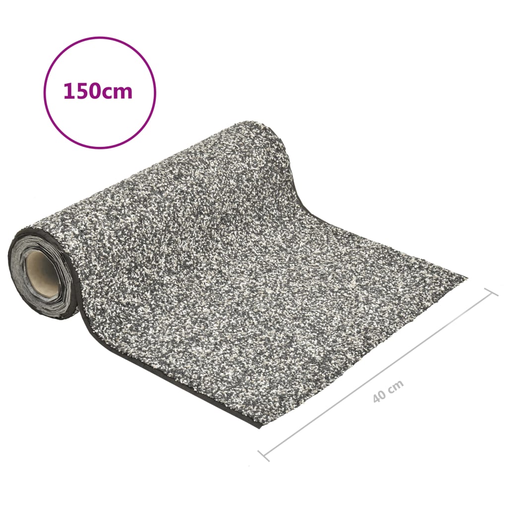 149525 vidaXL Stone Liner Grey 150x40 cm