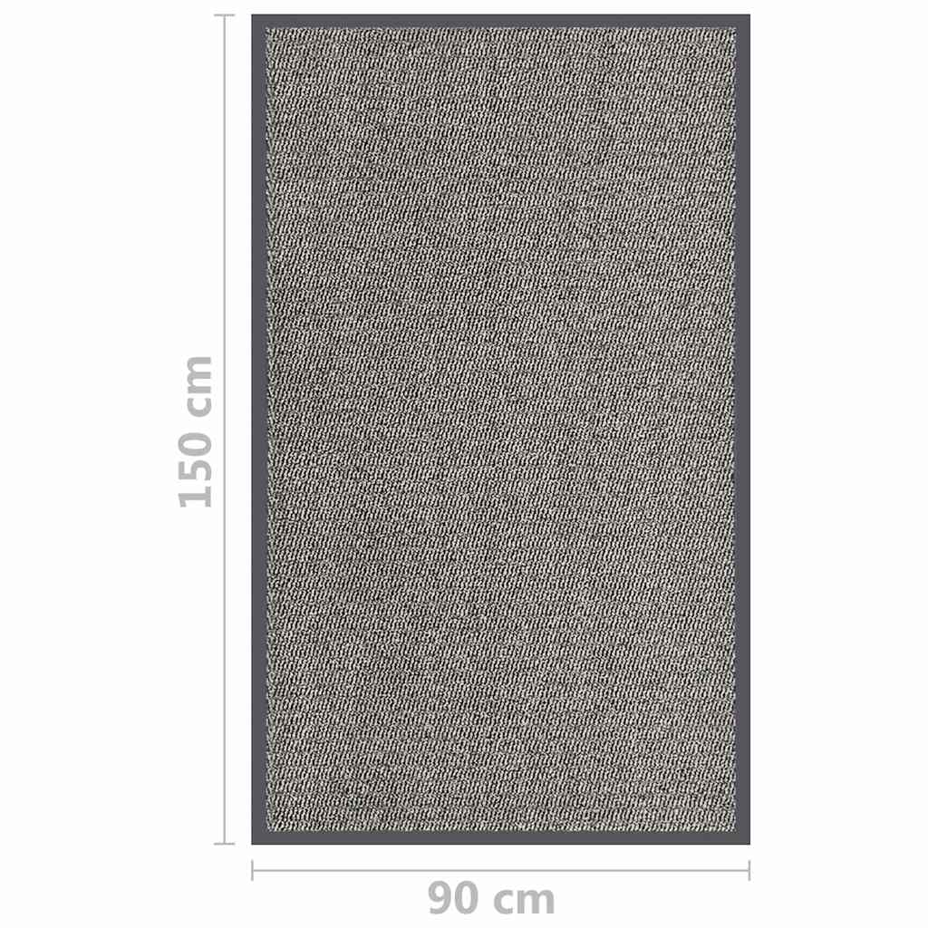 326948 vidaXL Doormat Tufted 90x150 cm Light Brown