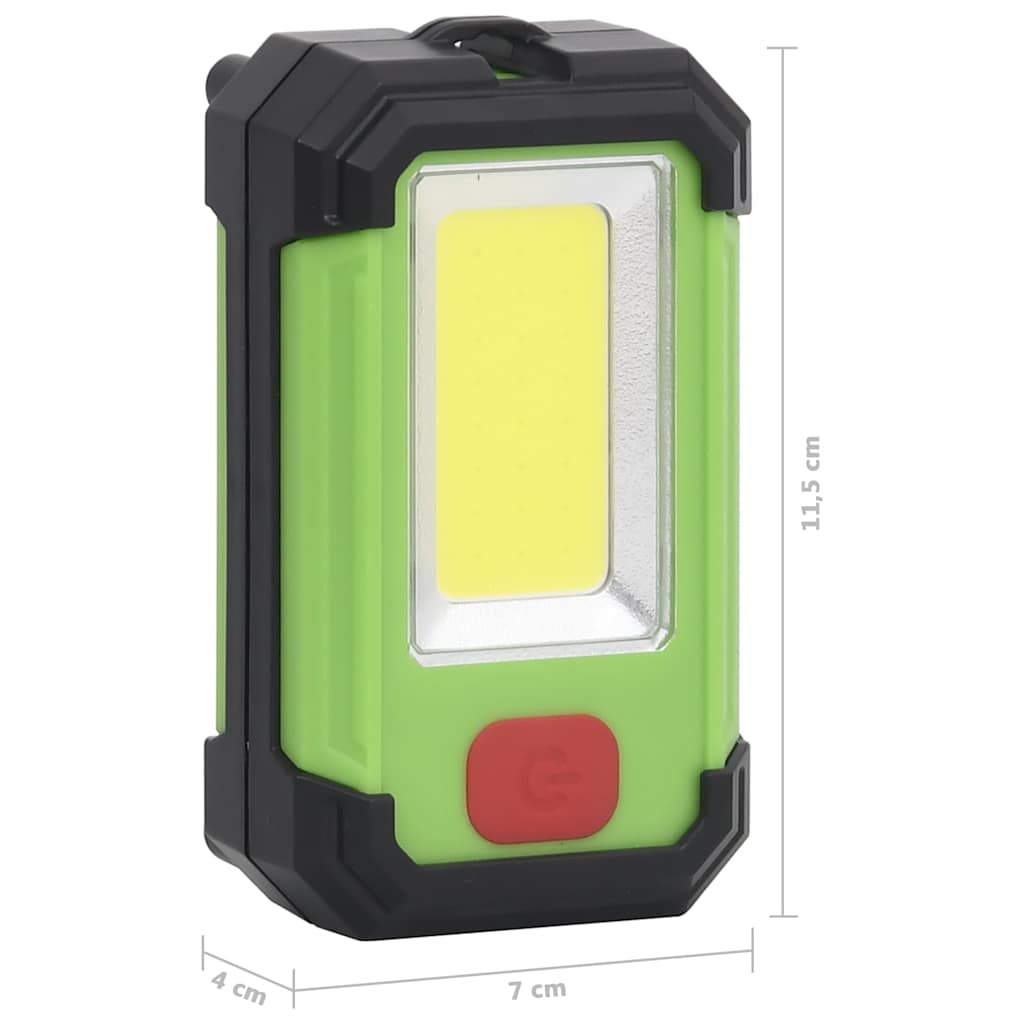 149670 vidaXL Portable Solar Powered LED Spotlight 7 W Cold White