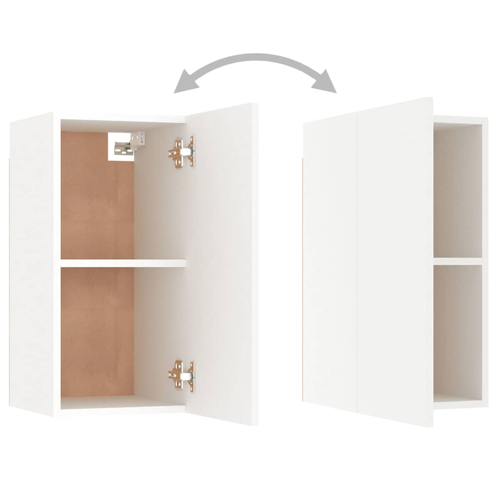 803326 vidaXL TV Cabinet White 30,5x30x60 cm Engineered Wood