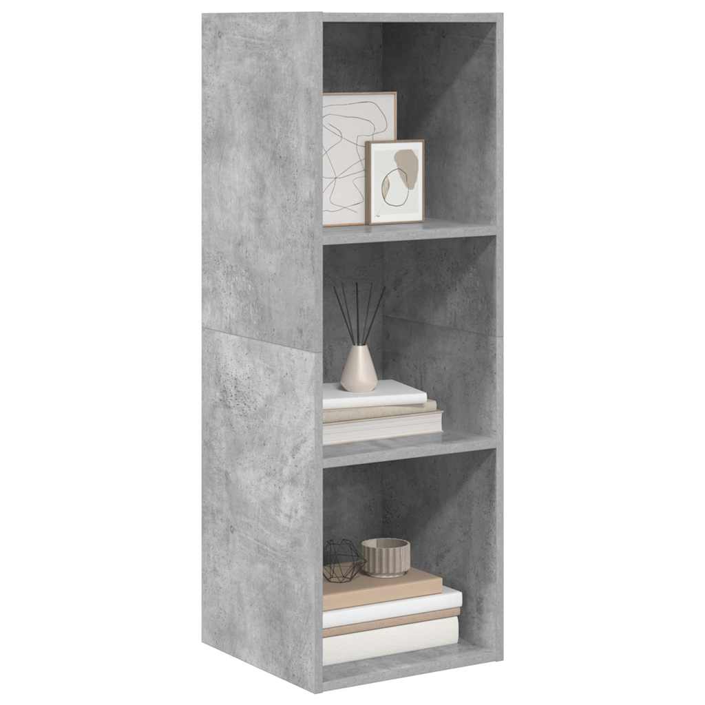 Wall-mounted TV Cabinet Concrete Grey 37x37x107 cm