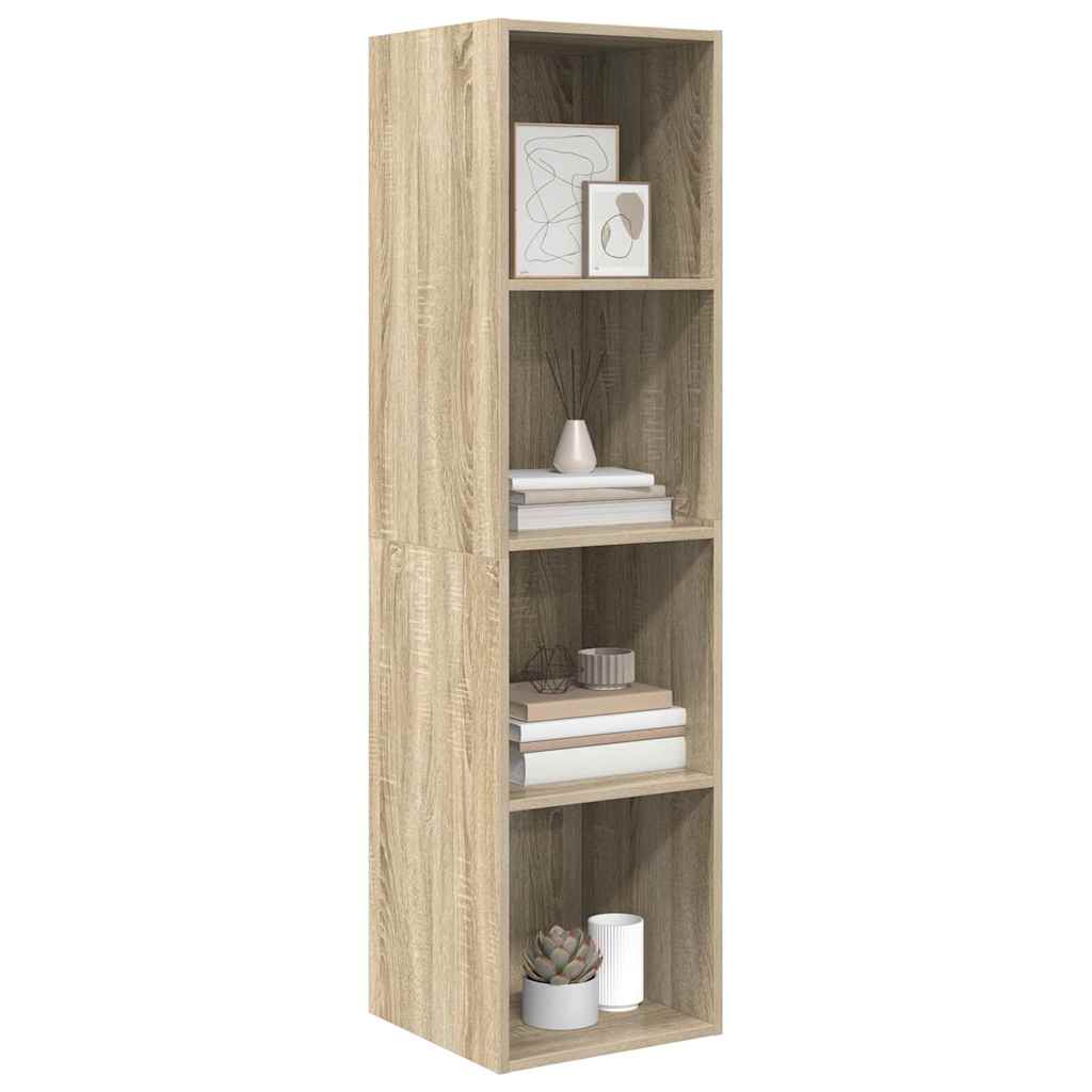 Wall-mounted TV Cabinet Sonoma Oak 37x37x142.5 cm