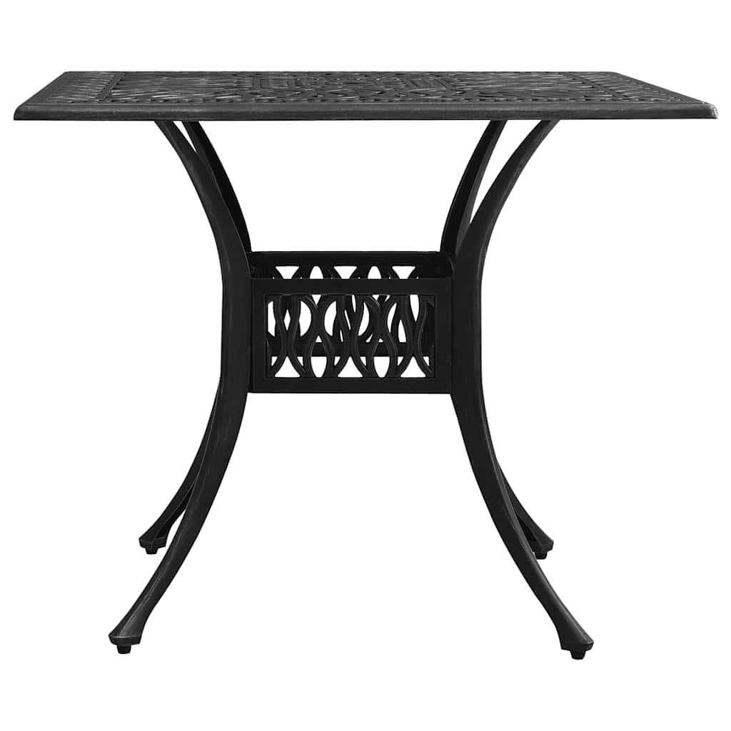Bistro Set | Black | Cast aluminium | Durable | Bistro Set | Round