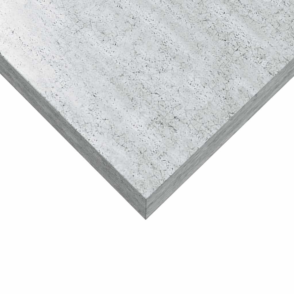 Floating Wall Shelf Concrete Grey 23x23.5x3.8 cm MDF