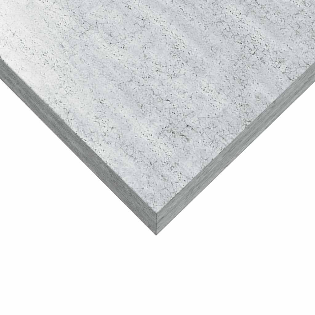 326600 vidaXL Floating Wall Shelf Concrete Grey 80x23,5x3,8 cm MDF
