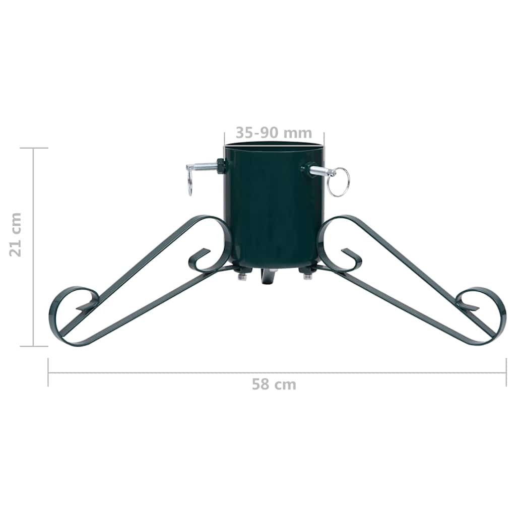 331317 vidaXL Christmas Tree Stand Green 58x58x21 cm