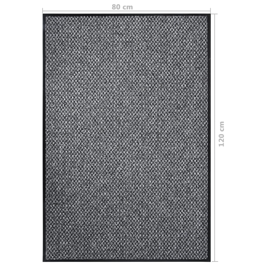 Doormat Grey 80x120 cm