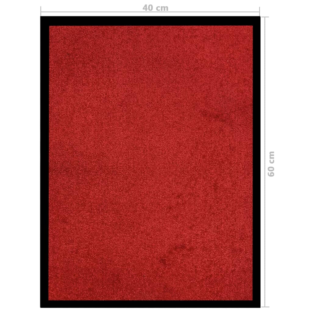 Doormat Red 40x60 cm