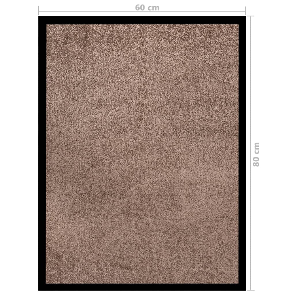 Doormat Brown 60x80 cm
