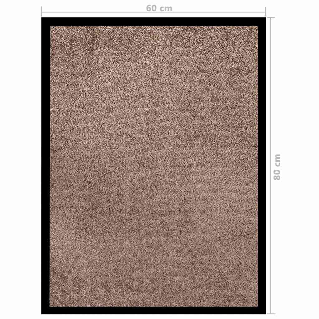 Doormat Brown 60x80 cm
