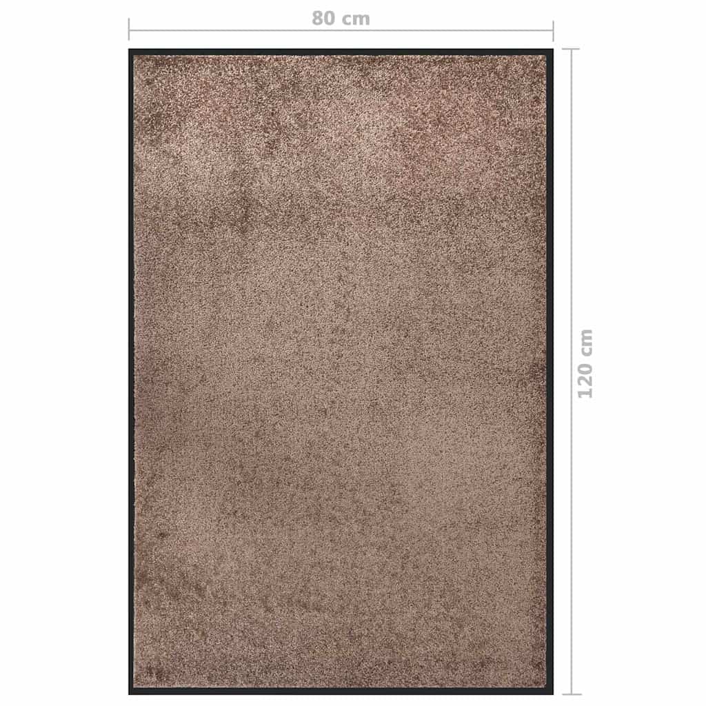 Doormat Brown 80x120 cm