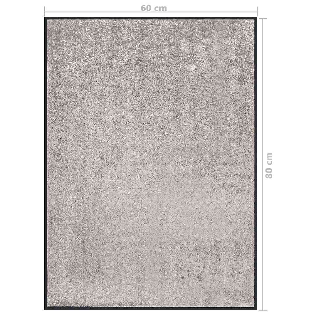 Doormat Grey 60x80 cm