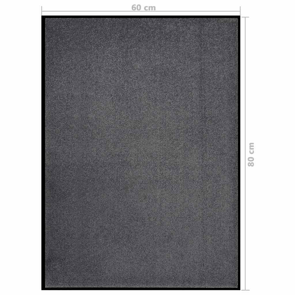 Doormat Anthracite 60x80 cm