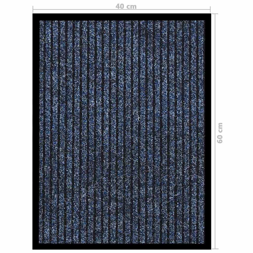 Doormat Striped Blue 40x60 cm