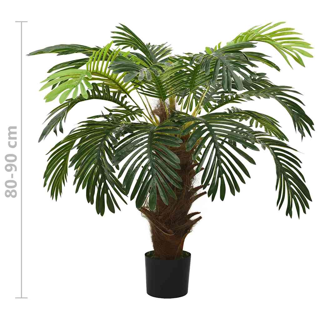 336306 vidaXL Artificial Cycas Palm with Pot 90 cm Green
