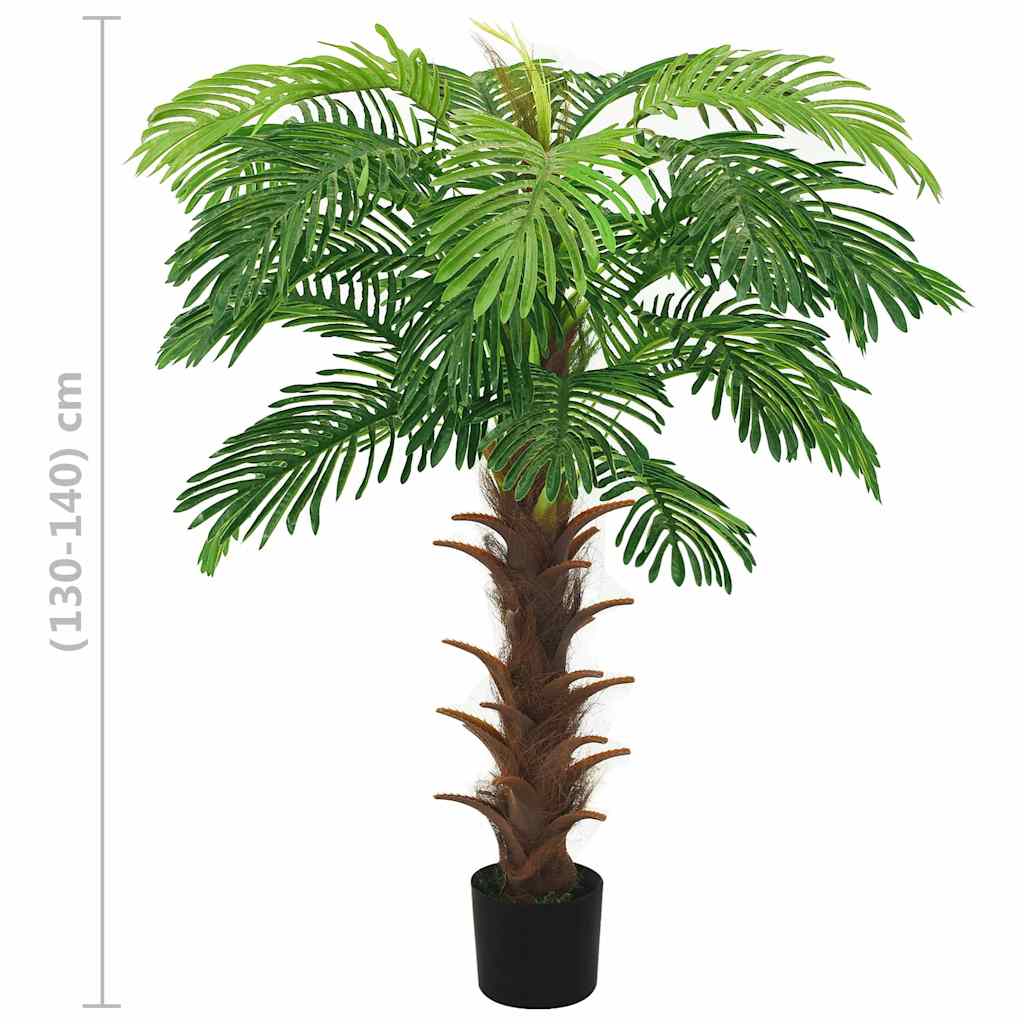 336307 vidaXL Artificial Cycas Palm with Pot 140 cm Green