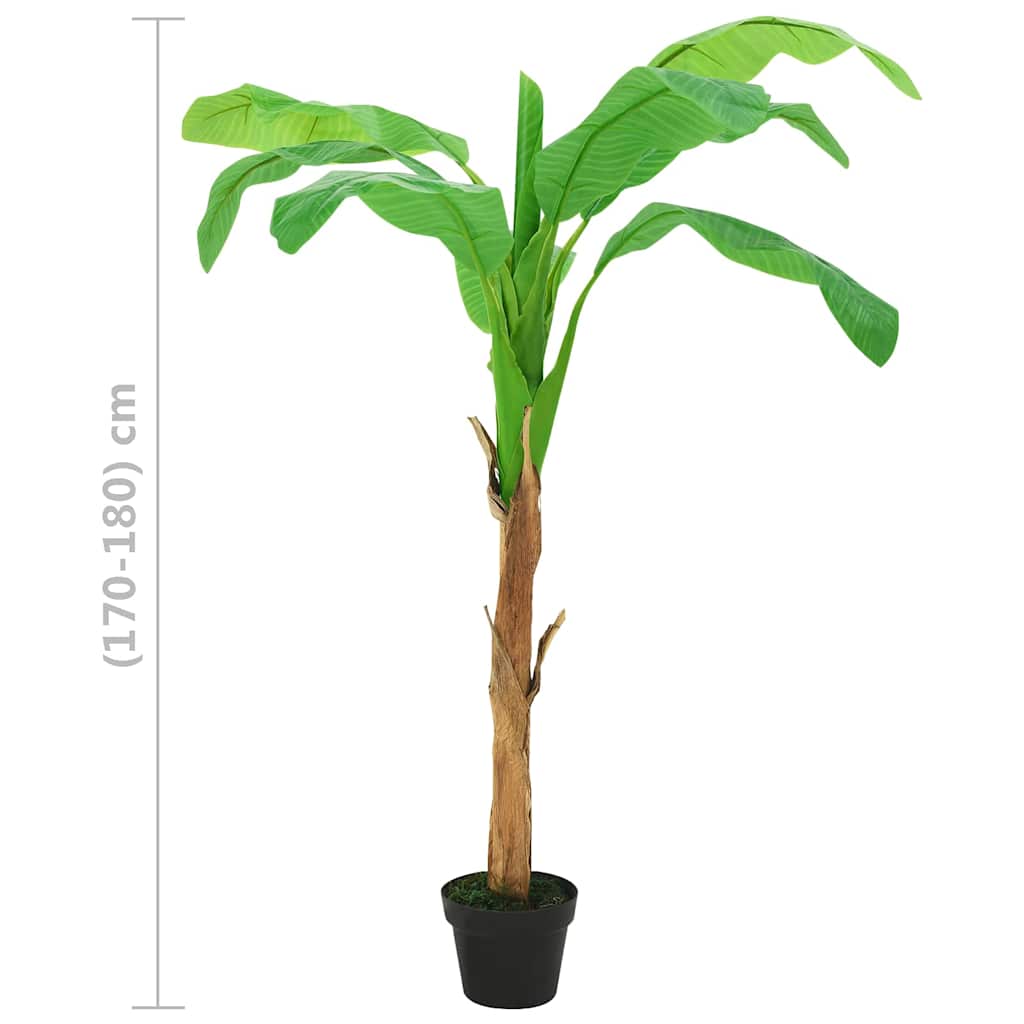336314 vidaXL Artificial Banana Tree with Pot 180 cm Green