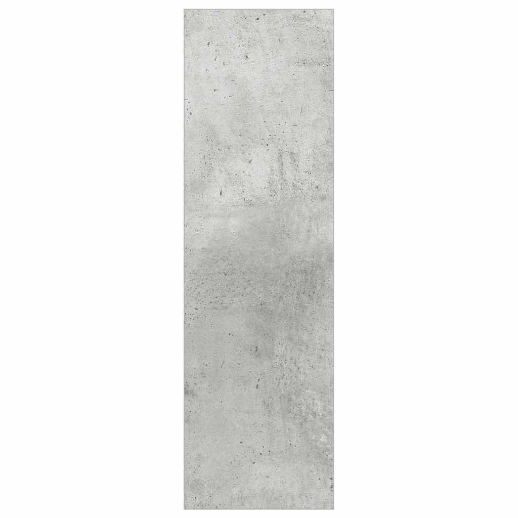 806750 vidaXL Wall Shoe Cabinets 2 pcs Concrete Grey 80x18x60 cm Engineered Wood