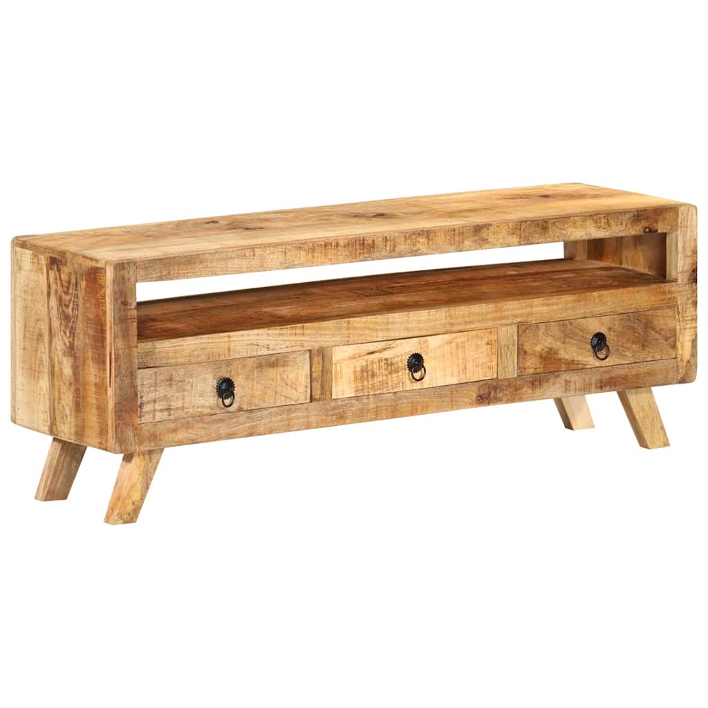 337064 vidaXL TV Cabinet 110x30x40 cm Solid Mango Wood