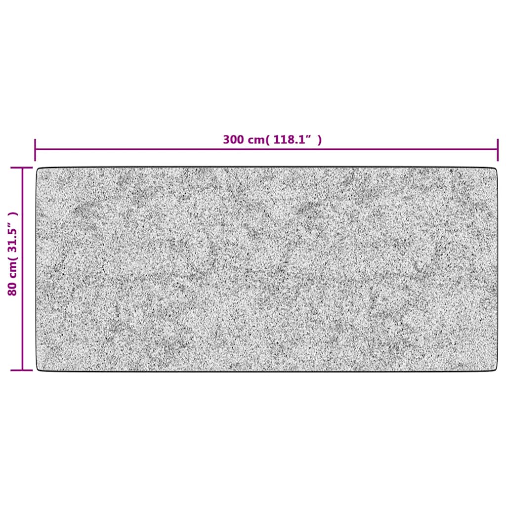 Rug Washable Patchwork 80x300 cm Multicolour