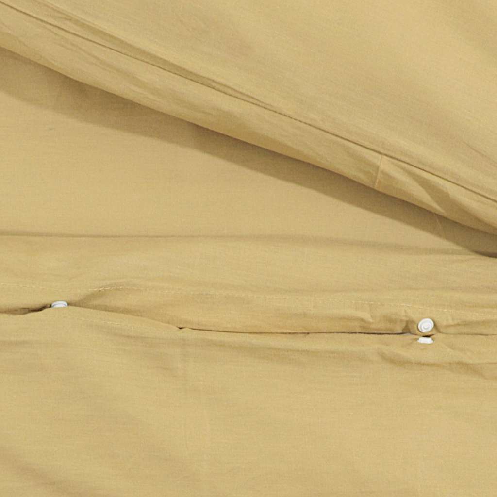 Duvet Cover Set Taupe 220x240 cm Light-weight Microfiber