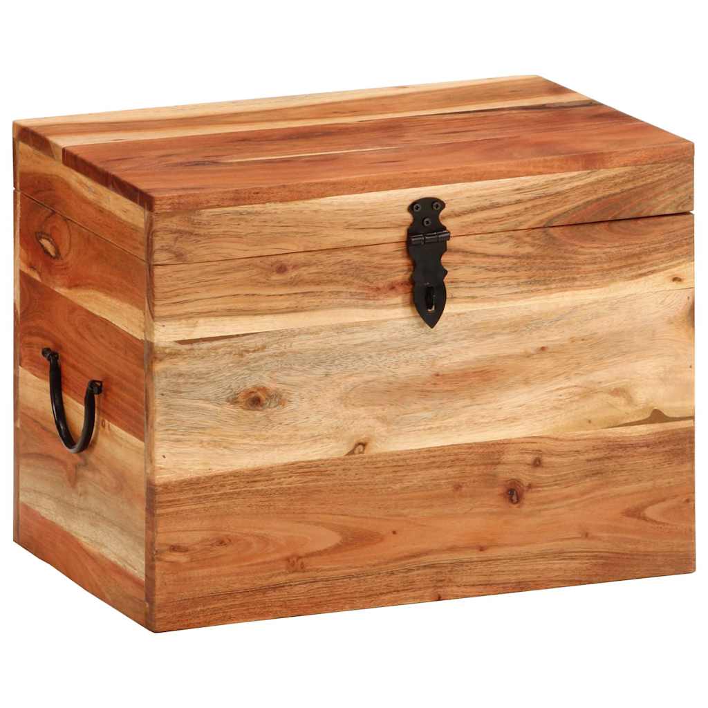 338482 vidaXL Storage Box 39x28x31 cm Solid Wood Acacia