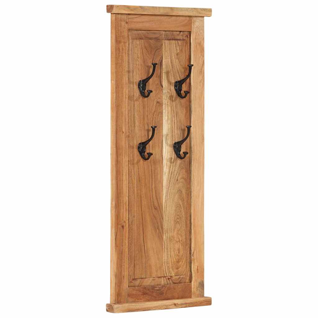 337854 vidaXL Coat Racks 2 pcs Solid Wood Acacia 38x100 cm