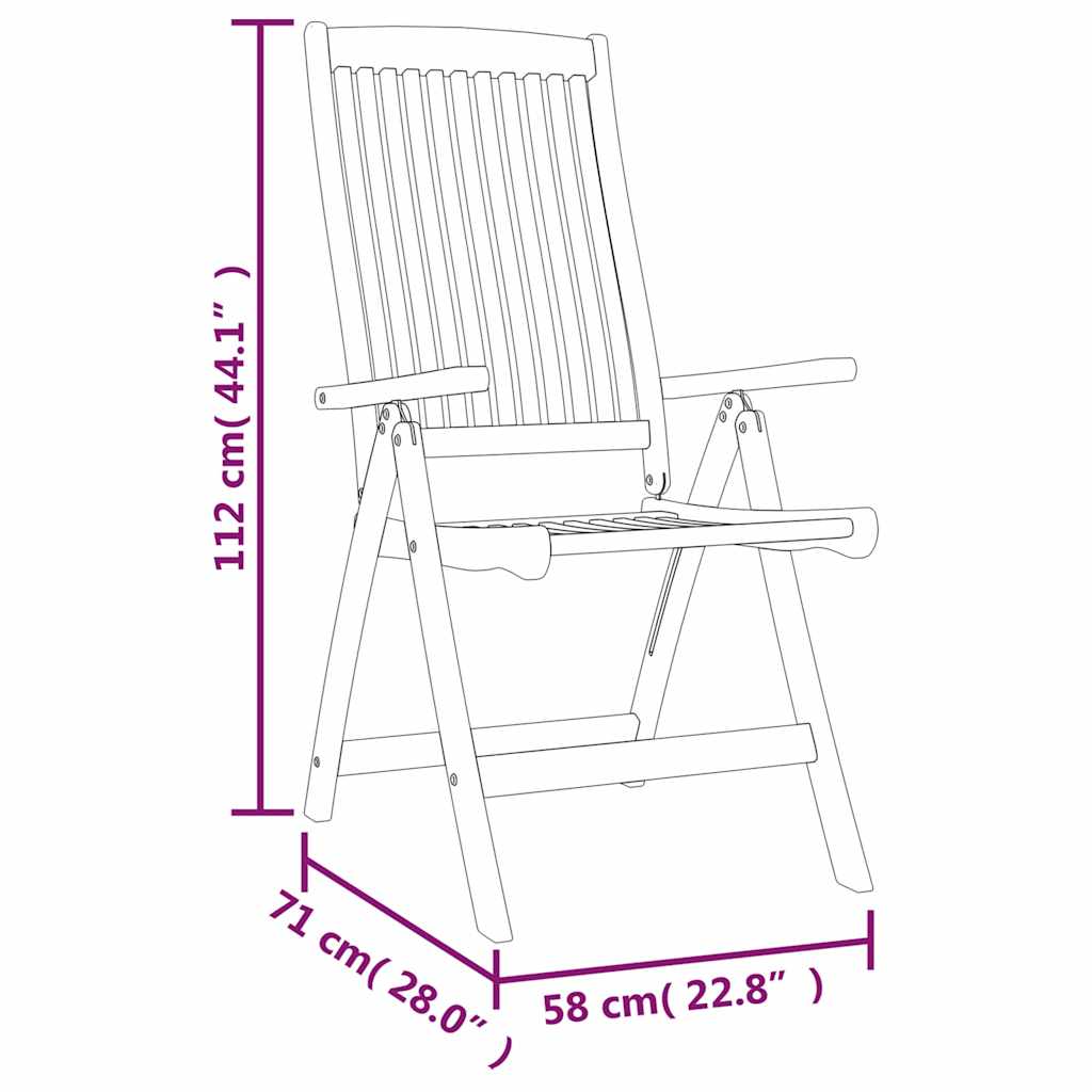 Folding Chairs 4 pcs Solid Wood Eucalyptus