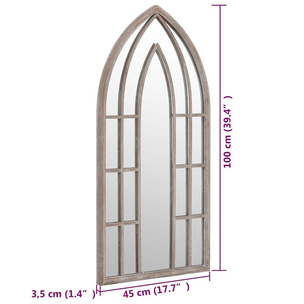 Mirror Sand 100x45 cm Iron for Indoor Use