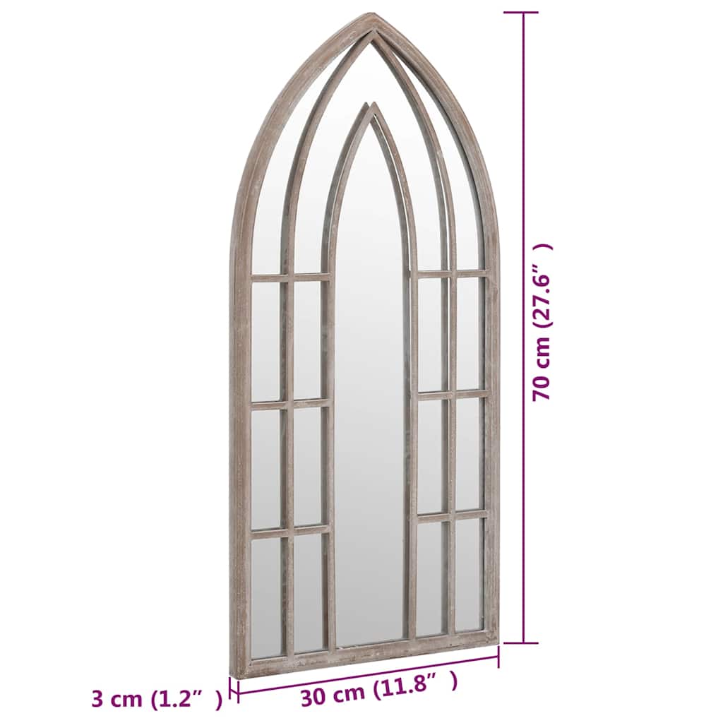 Mirror Sand 70x30 cm Iron for Indoor Use