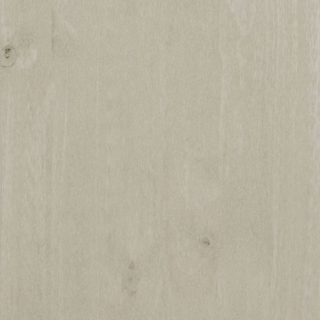 Sideboard "HAMAR" White 113x40x80 cm Solid Wood Pine