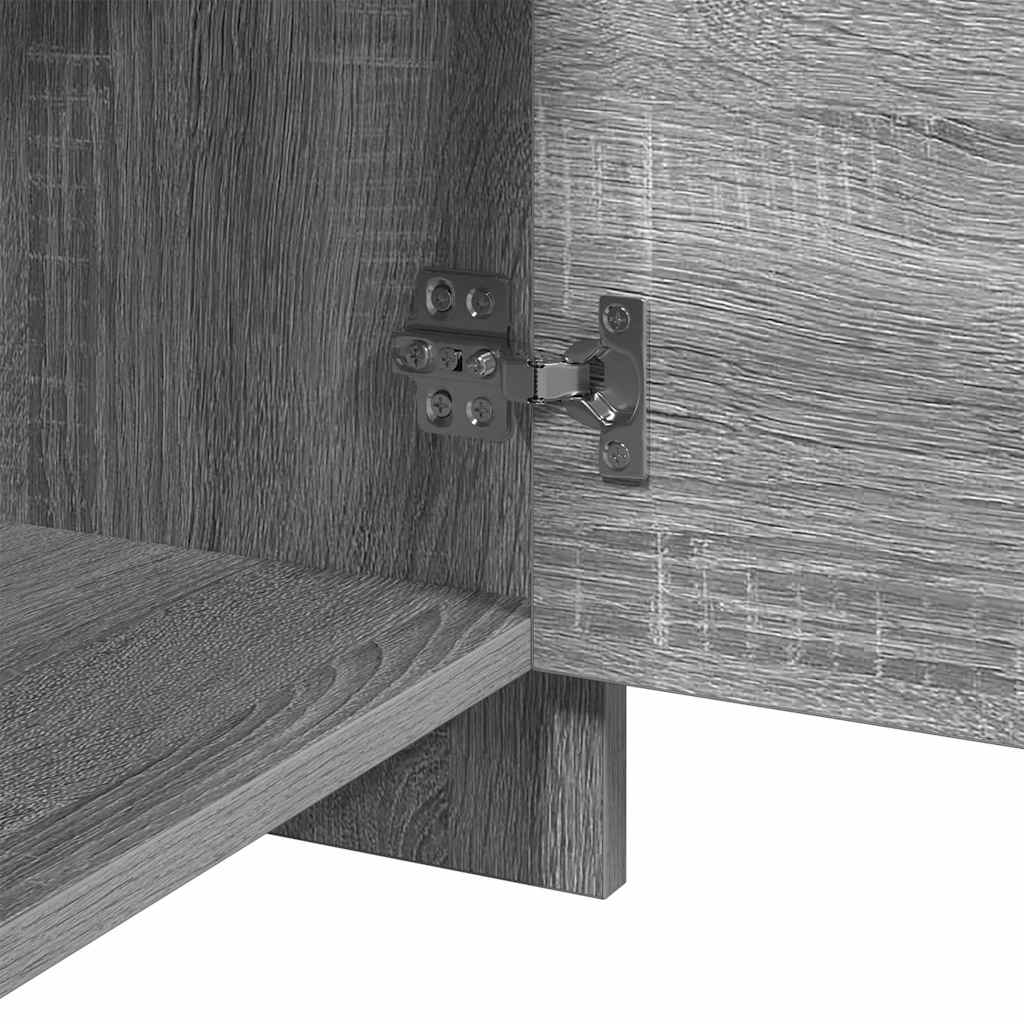 Bedside Cabinet Grey Sonoma 45x34x44,5 cm Engineered Wood