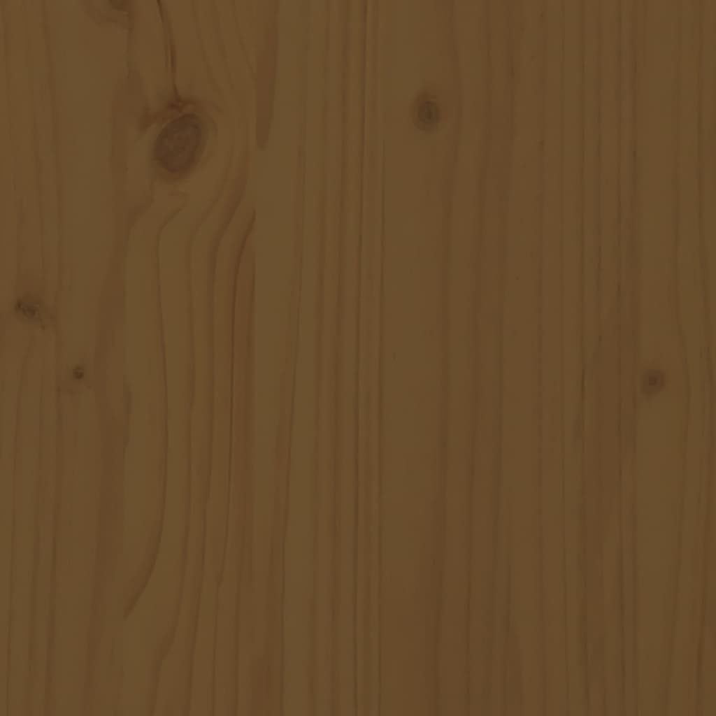 Wall Cabinet Honey Brown 45x30x35 cm Solid Pinewood