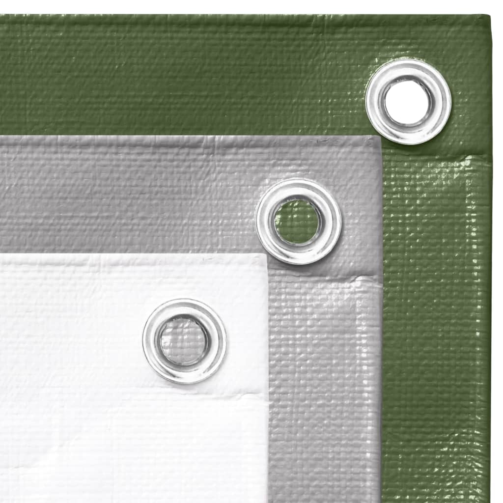 Tarpaulin 260 g/m² 8x8 m Grey HDPE