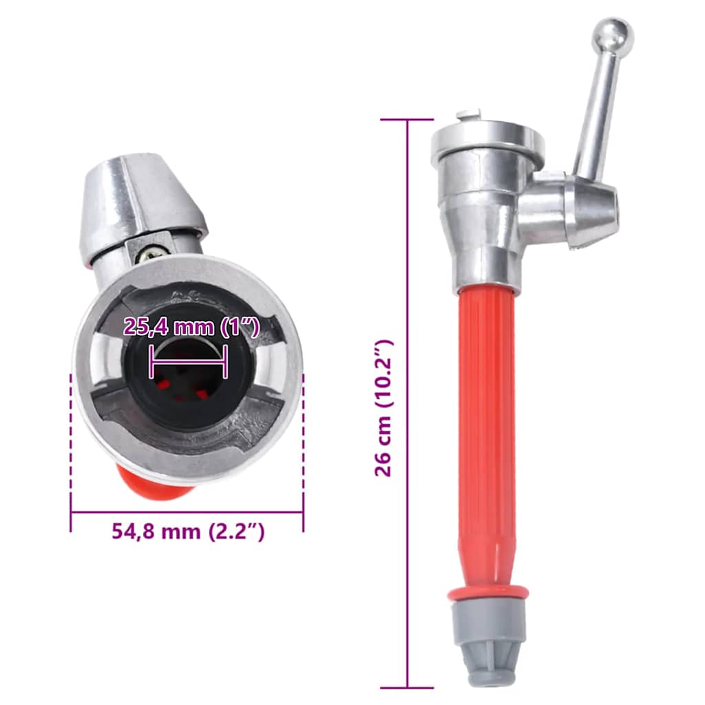Fire Hose Nozzle with D Coupling