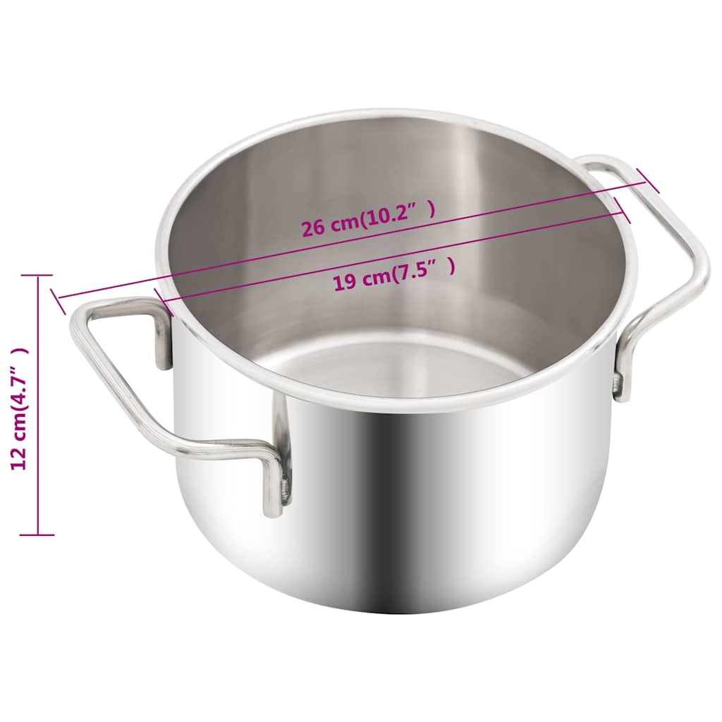 152091 vidaXL Vacuum Chamber Stainless Steel 3,7 L
