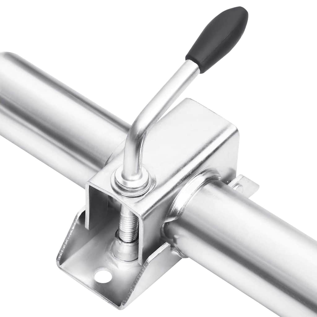 Jockey Wheel for Trailer with Split Clamp 48mm Galvanised Steel
