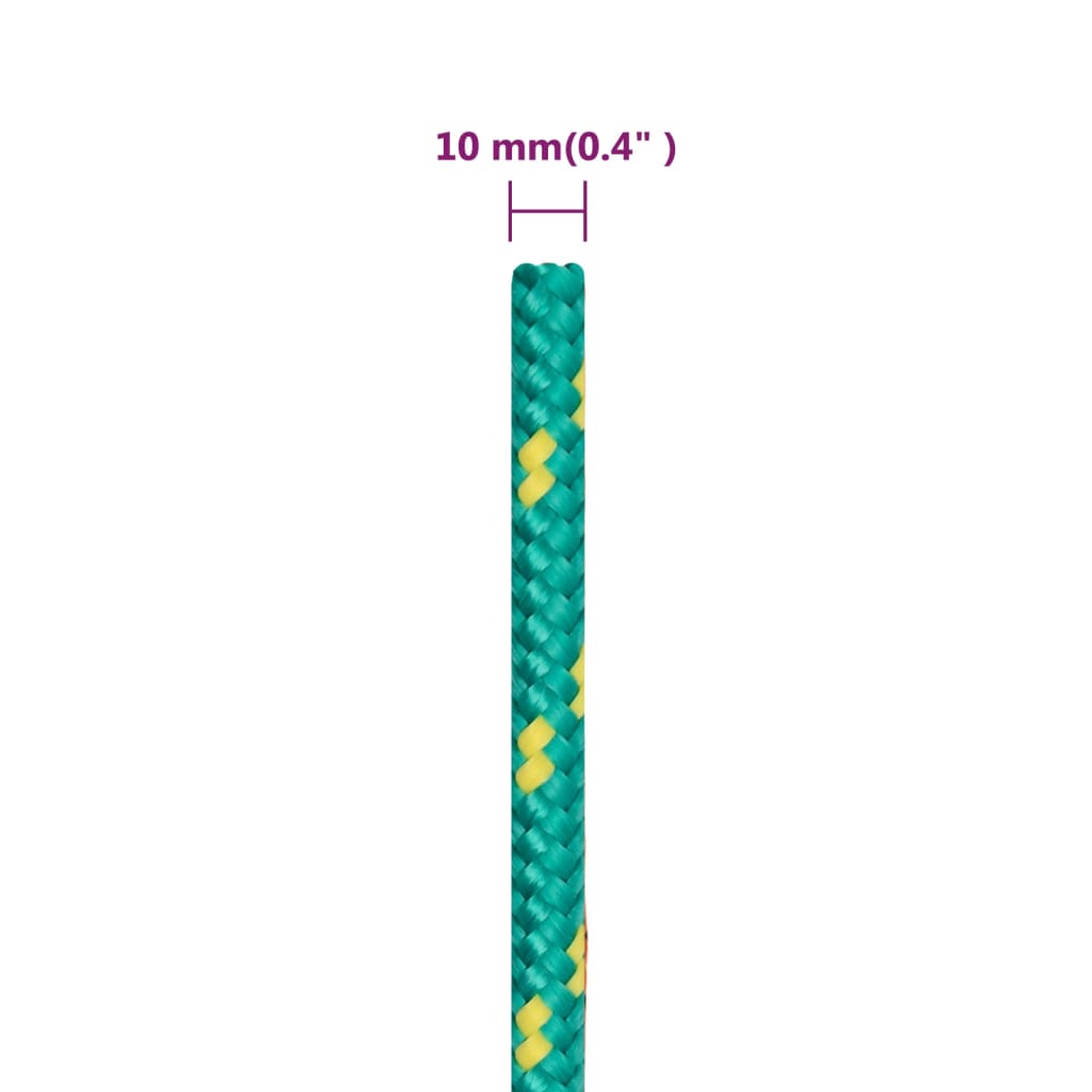 Boat Rope Green 10 mm 250 m Polypropylene