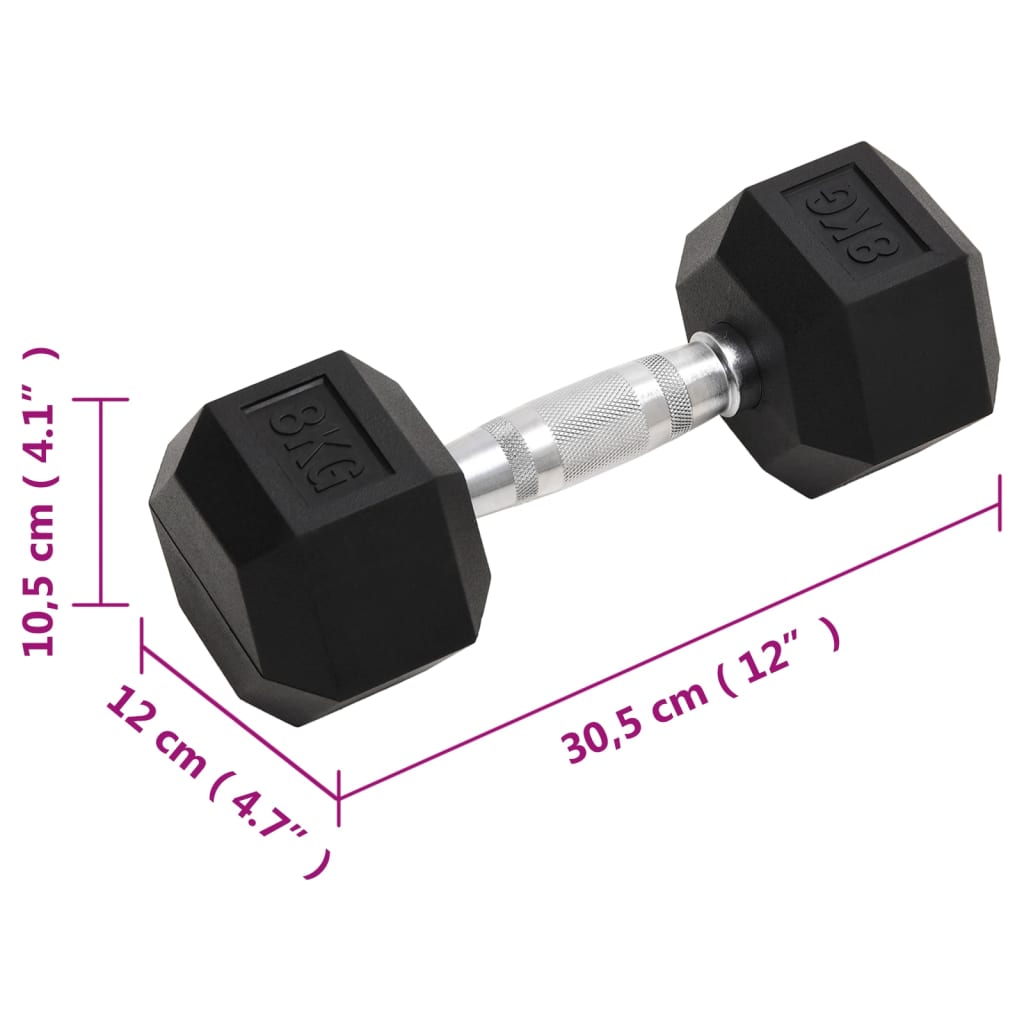 Dumbbells 2 pcs 16 kg Total Cast Iron