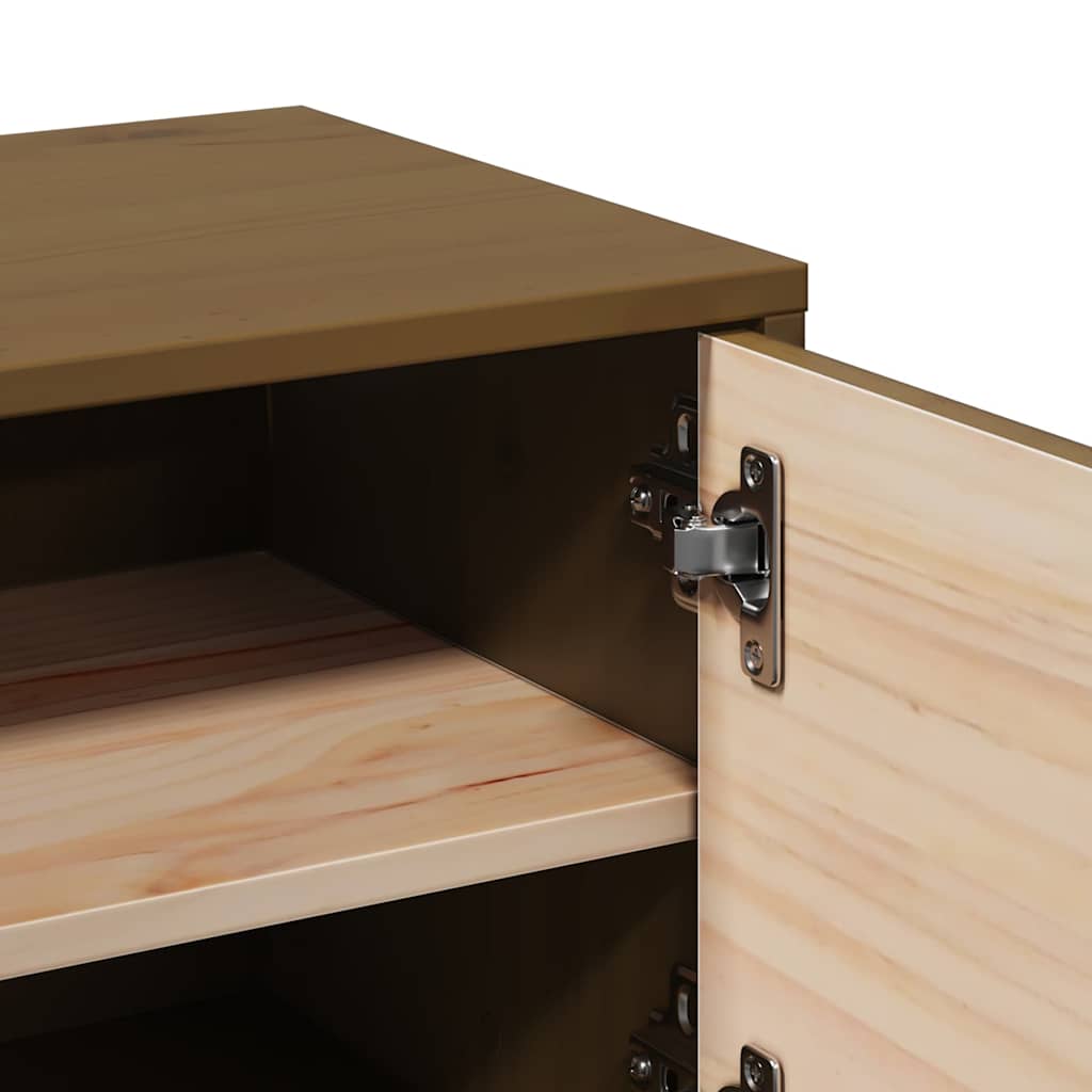 Wall Cabinets 2 pcs Honey Brown 31,5x30x30 cm Solid Wood Pine