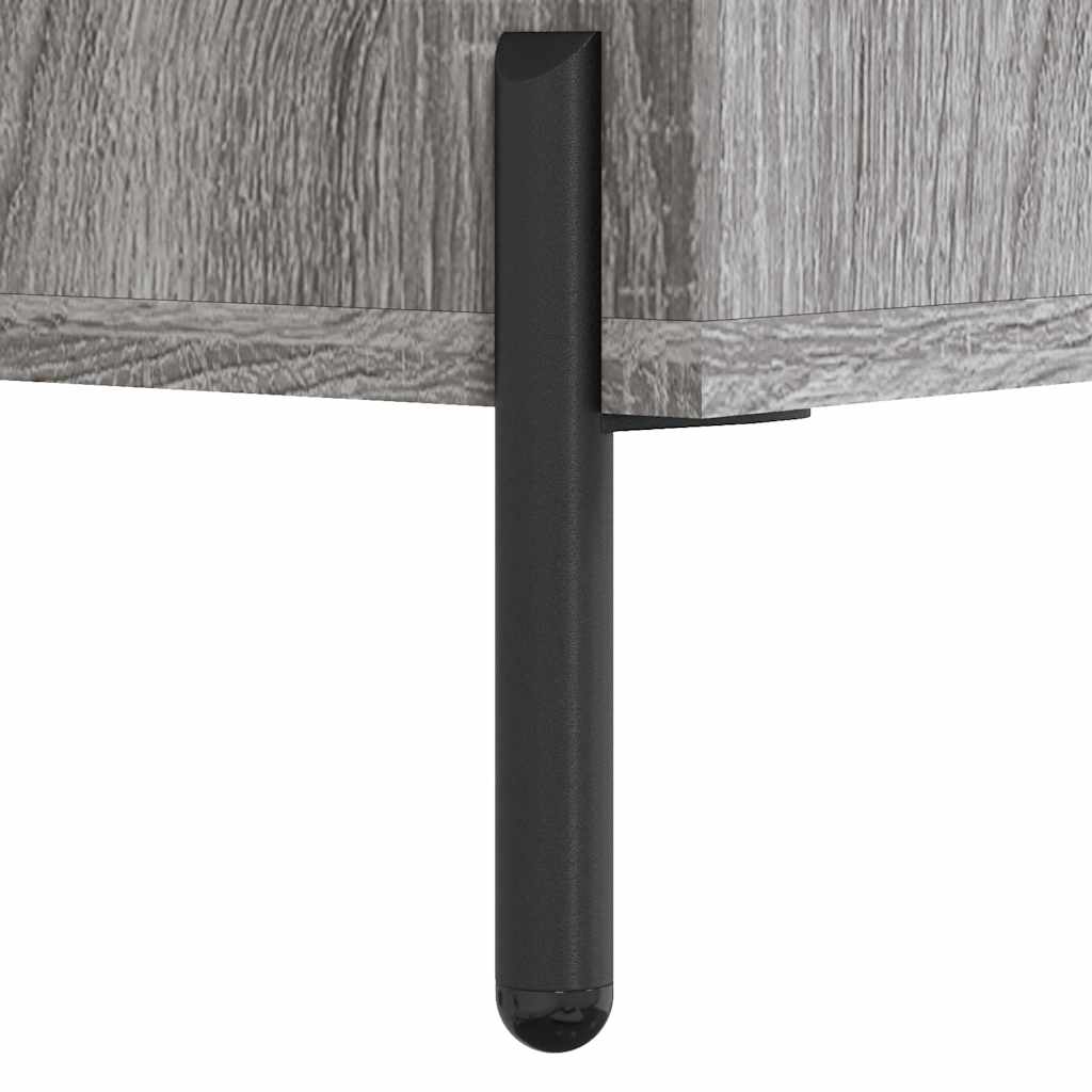 Highboard Grey Sonoma 69,5x34x180 cm Engineered Wood